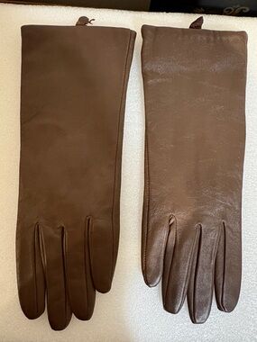 Worthington Brown leather gloves